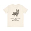 Lancashire Heeler Humor Shirt, Vintage Dog Sketch Tee, Dog Humor Gift