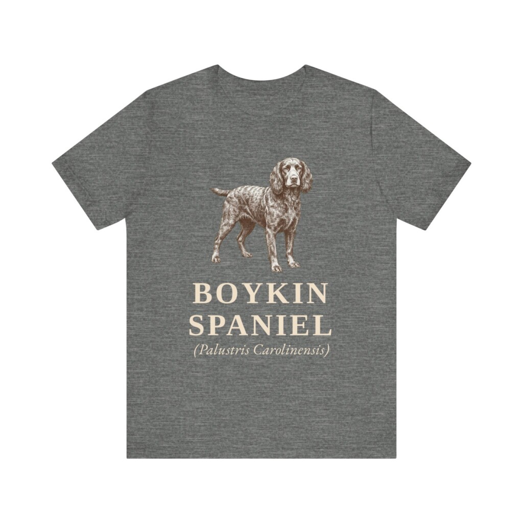 Boykin Spaniel Latin Shirt, Vintage Dog Sketch Tee, Dog Latin Gift