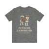 Finnish Lapphund Latin Shirt, Vintage Dog Sketch Tee, Dog Latin Gift