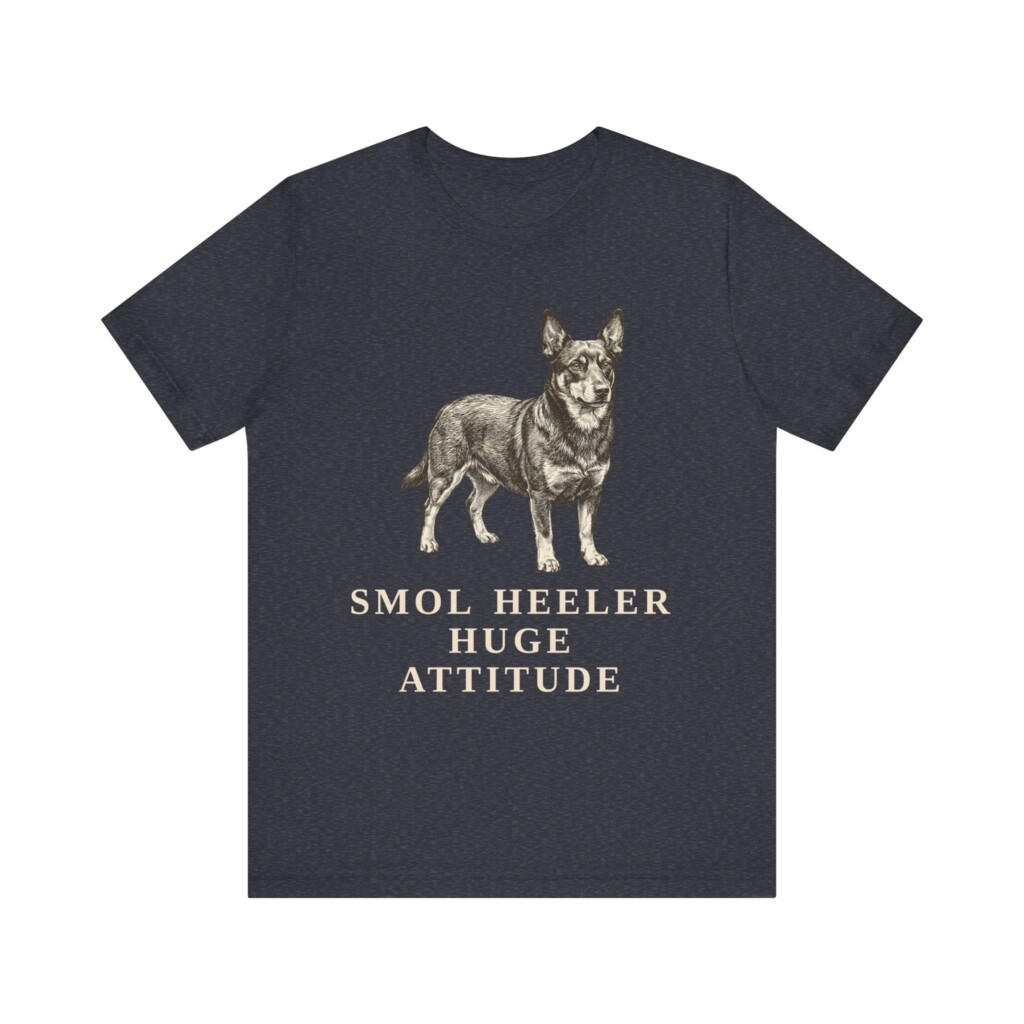 Lancashire Heeler Humor Shirt, Vintage Dog Sketch Tee, Dog Humor Gift