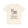 Corgi Mom Shirt, Vintage Dog Sketch Tee, Dog Mom Gift Corgi Mom Shirt, Vintage Dog Sketch Tee, Dog Mom Gift