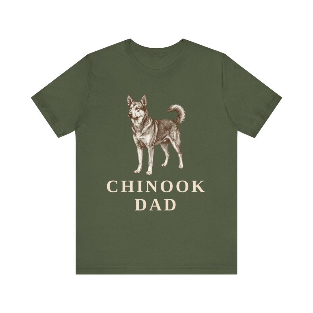 Chinook Dad Shirt, Vintage Dog Sketch Tee, Dog Dad Gift Chinook Dad Shirt, Vintage Dog Sketch Tee, Dog Dad Gift