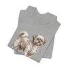Mal-Shi Dad Shirt, Vintage Dog Sketch Tee, Dog Dad Gift