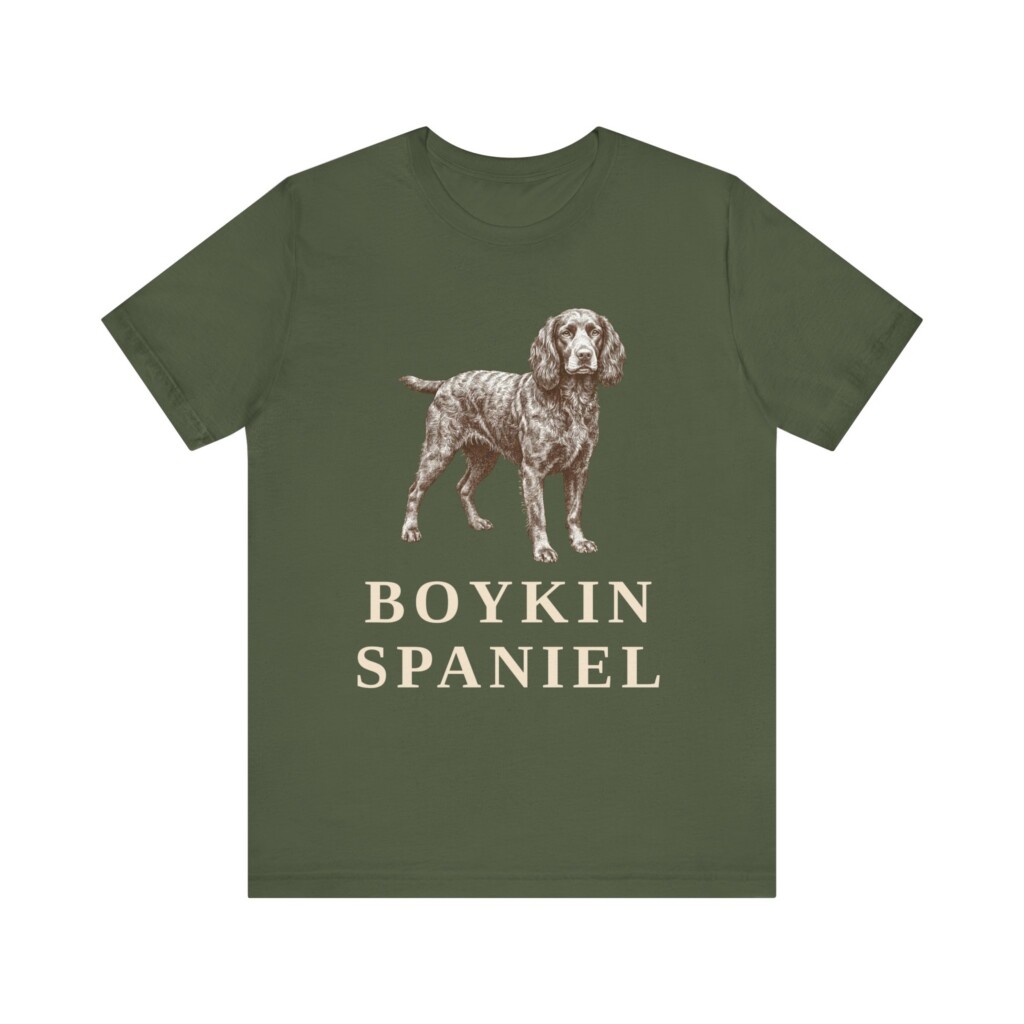 Boykin Spaniel Shirt, Vintage Dog Sketch Tee, Dog Lover Gift