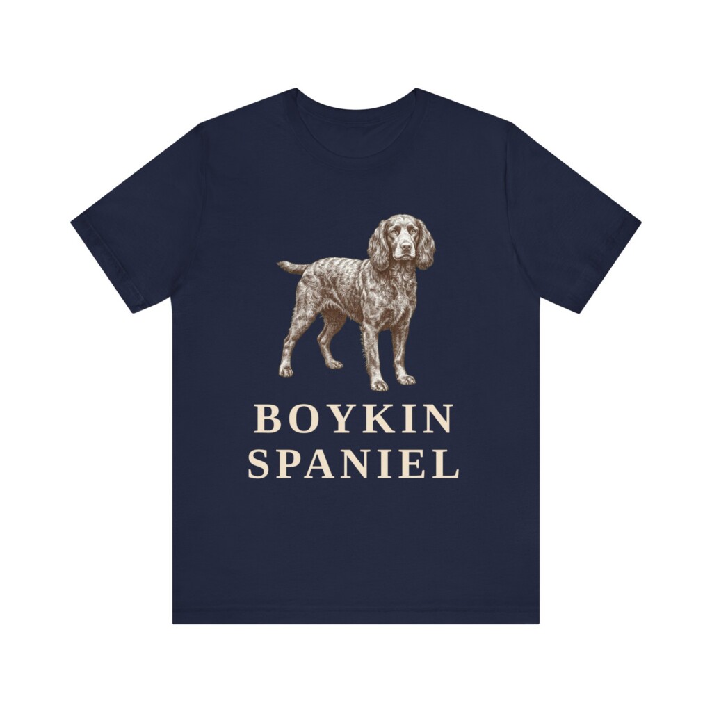 Boykin Spaniel Shirt, Vintage Dog Sketch Tee, Dog Lover Gift
