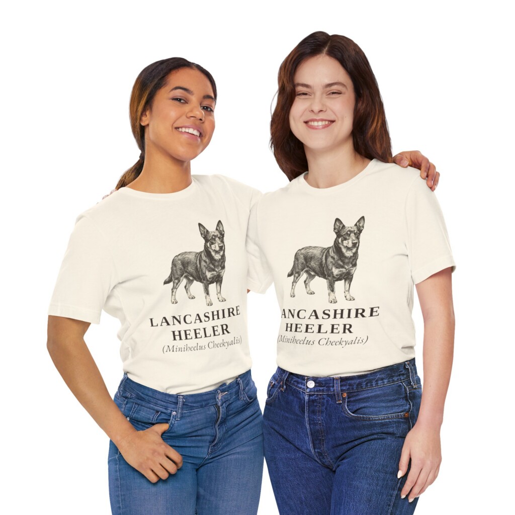 Lancashire Heeler Latin Shirt, Vintage Dog Sketch Tee, Dog Latin Gift