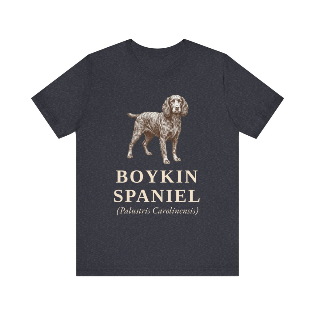 Boykin Spaniel Latin Shirt, Vintage Dog Sketch Tee, Dog Latin Gift