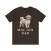 Mal-Shi Dad Shirt, Vintage Dog Sketch Tee, Dog Dad Gift