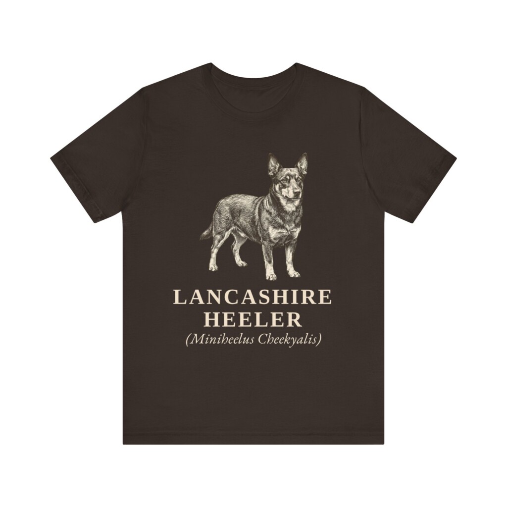 Lancashire Heeler Latin Shirt, Vintage Dog Sketch Tee, Dog Latin Gift