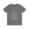 Black and Tan Coonhound Latin Shirt, Vintage Dog Sketch Tee, Dog Latin Gift