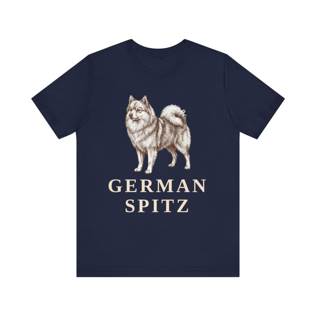 German Spitz Shirt, Vintage Dog Sketch Tee, Dog Lover Gift