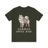 German Spitz Dad Shirt, Vintage Dog Sketch Tee, Dog Dad Gift
