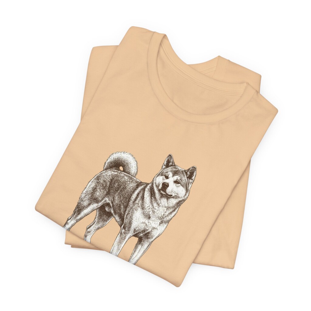 Japanese Akitainu Dad Shirt, Vintage Dog Sketch Tee, Dog Dad Gift Japanese Akitainu Dad Shirt, Vintage Dog Sketch Tee, Dog Dad Gift