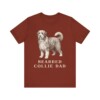 Bearded Collie Dad Shirt, Vintage Dog Sketch Tee, Dog Dad Gift