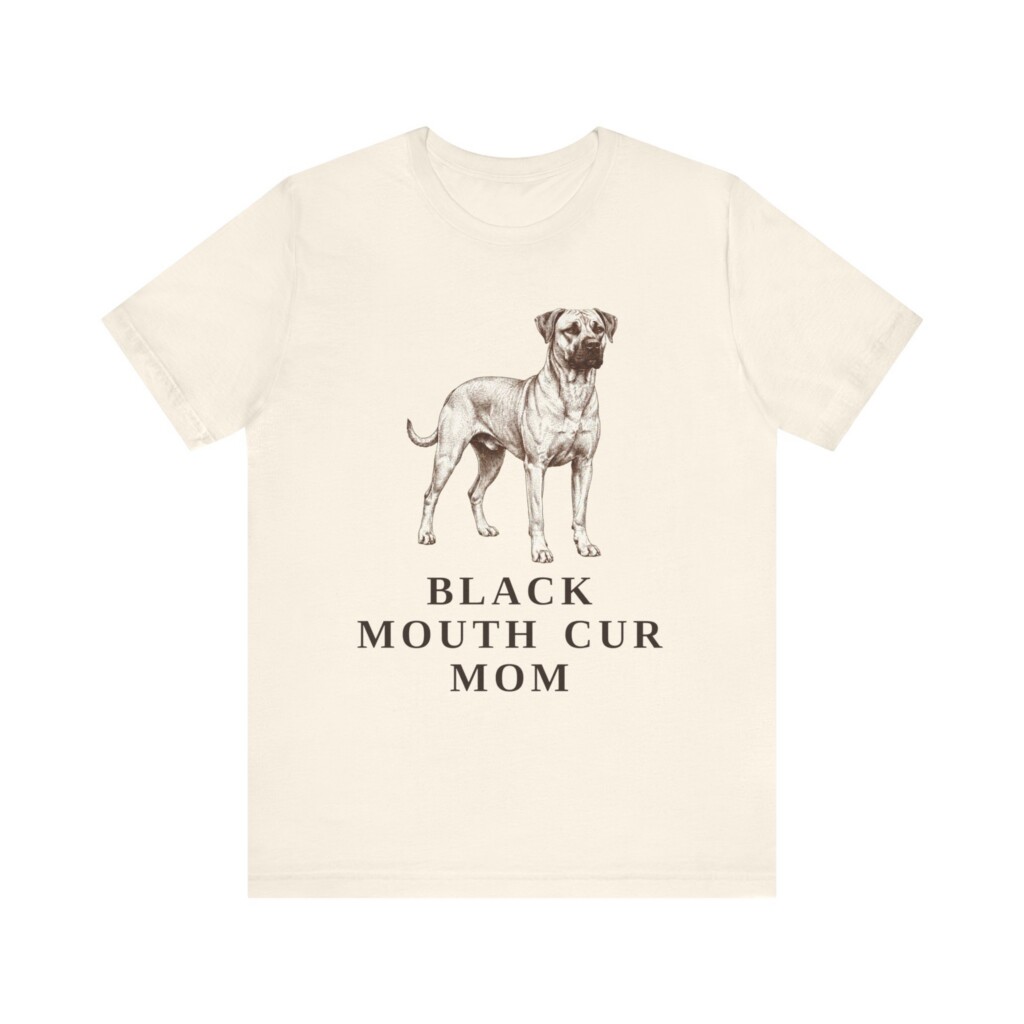 Black Mouth Cur Mom Shirt, Vintage Dog Sketch Tee, Dog Mom Gift