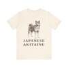 Japanese Akitainu Shirt, Vintage Dog Sketch Tee, Dog Lover Gift Japanese Akitainu Shirt, Vintage Dog Sketch Tee, Dog Lover Gift