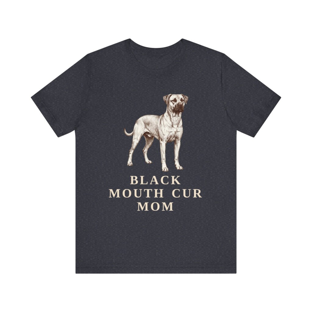 Black Mouth Cur Mom Shirt, Vintage Dog Sketch Tee, Dog Mom Gift