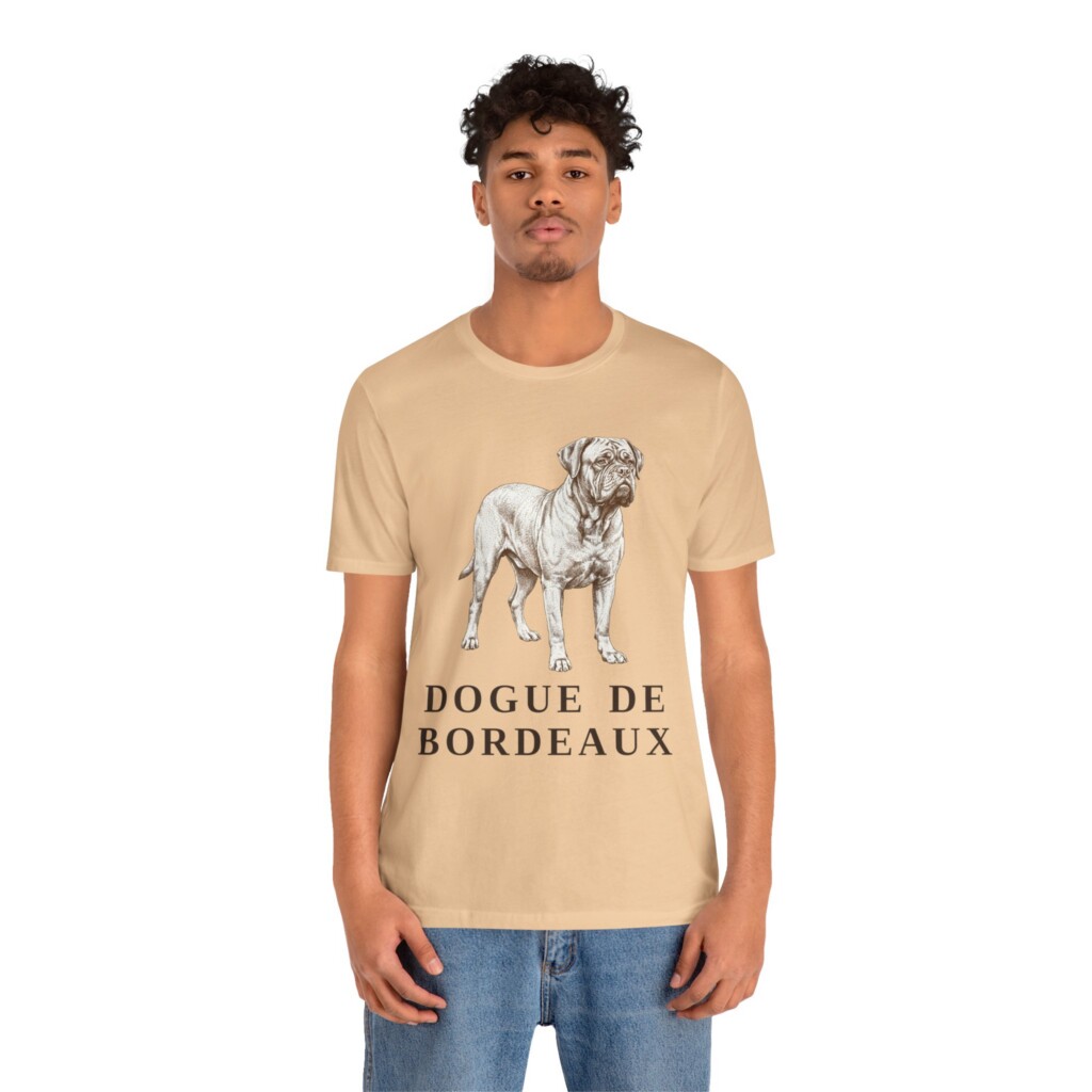 Dogue de Bordeaux Shirt, Vintage Dog Sketch Tee, Dog Lover Gift