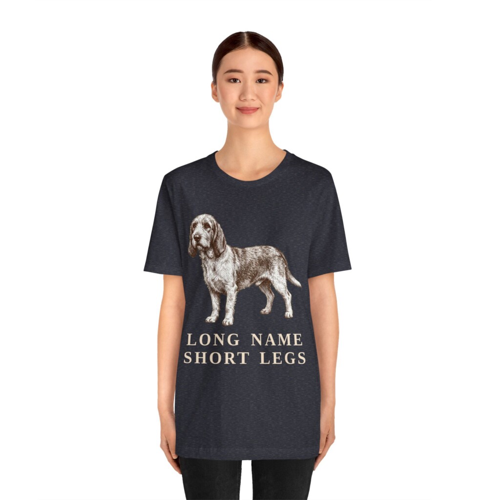 Grand Basset Griffon Vendeen Humor Shirt, Vintage Dog Sketch Tee, Dog Humor Gift