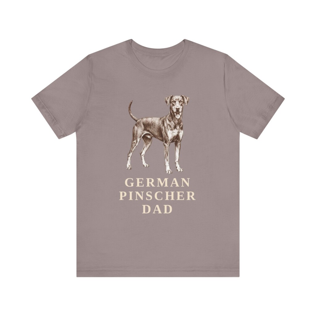 German Pinscher Dad Shirt, Vintage Dog Sketch Tee, Dog Dad Gift