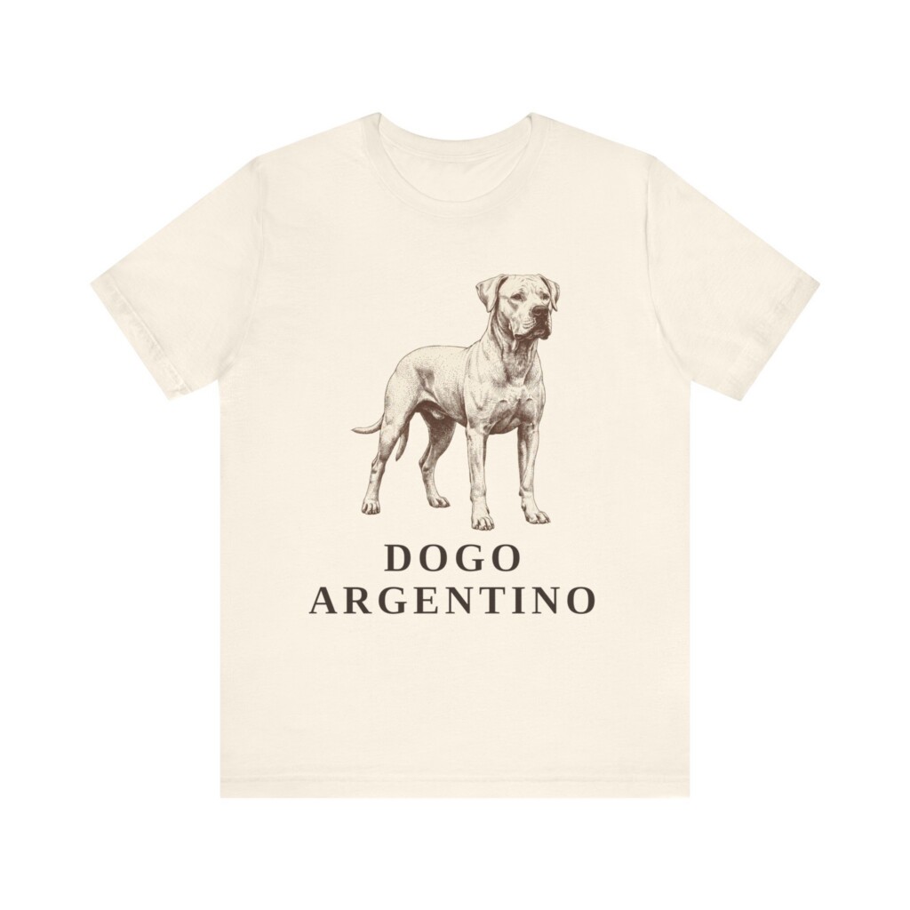 Dogo Argentino Shirt, Vintage Dog Sketch Tee, Dog Lover Gift