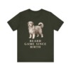 Bearded Collie Humor Shirt, Vintage Dog Sketch Tee, Dog Humor Gift