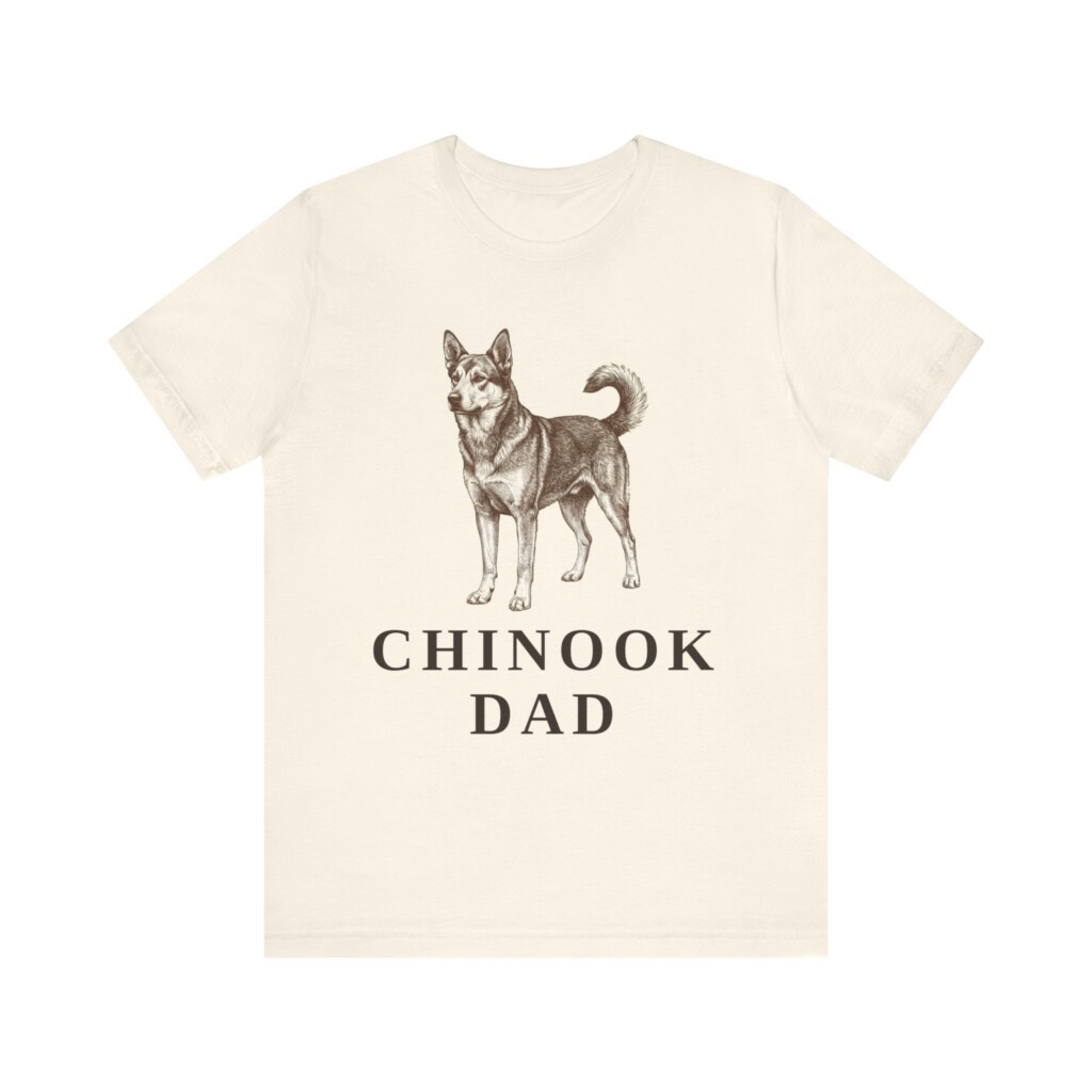 Chinook Dad Shirt, Vintage Dog Sketch Tee, Dog Dad Gift Chinook Dad Shirt, Vintage Dog Sketch Tee, Dog Dad Gift