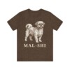 Mal-Shi Shirt, Vintage Dog Sketch Tee, Dog Lover Gift