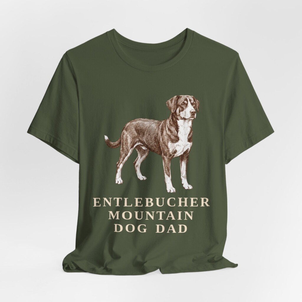 Entlebucher Mountain Dog Dad Shirt, Vintage Dog Sketch Tee, Dog Dad Gift Entlebucher Mountain Dog Dad Shirt, Vintage Dog Sketch Tee, Dog Dad Gift