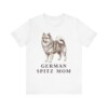 German Spitz Mom Shirt, Vintage Dog Sketch Tee, Dog Mom Gift