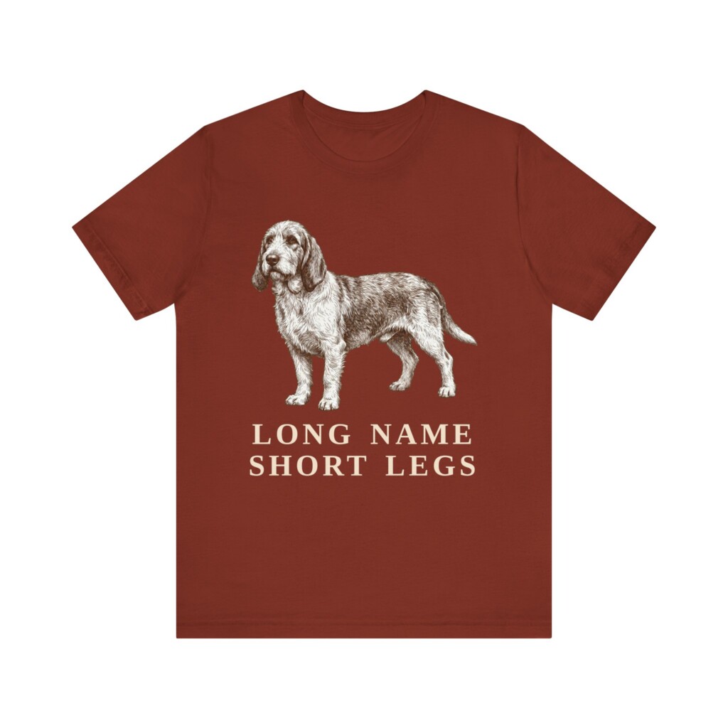 Grand Basset Griffon Vendeen Humor Shirt, Vintage Dog Sketch Tee, Dog Humor Gift