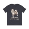 German Spitz Dad Shirt, Vintage Dog Sketch Tee, Dog Dad Gift