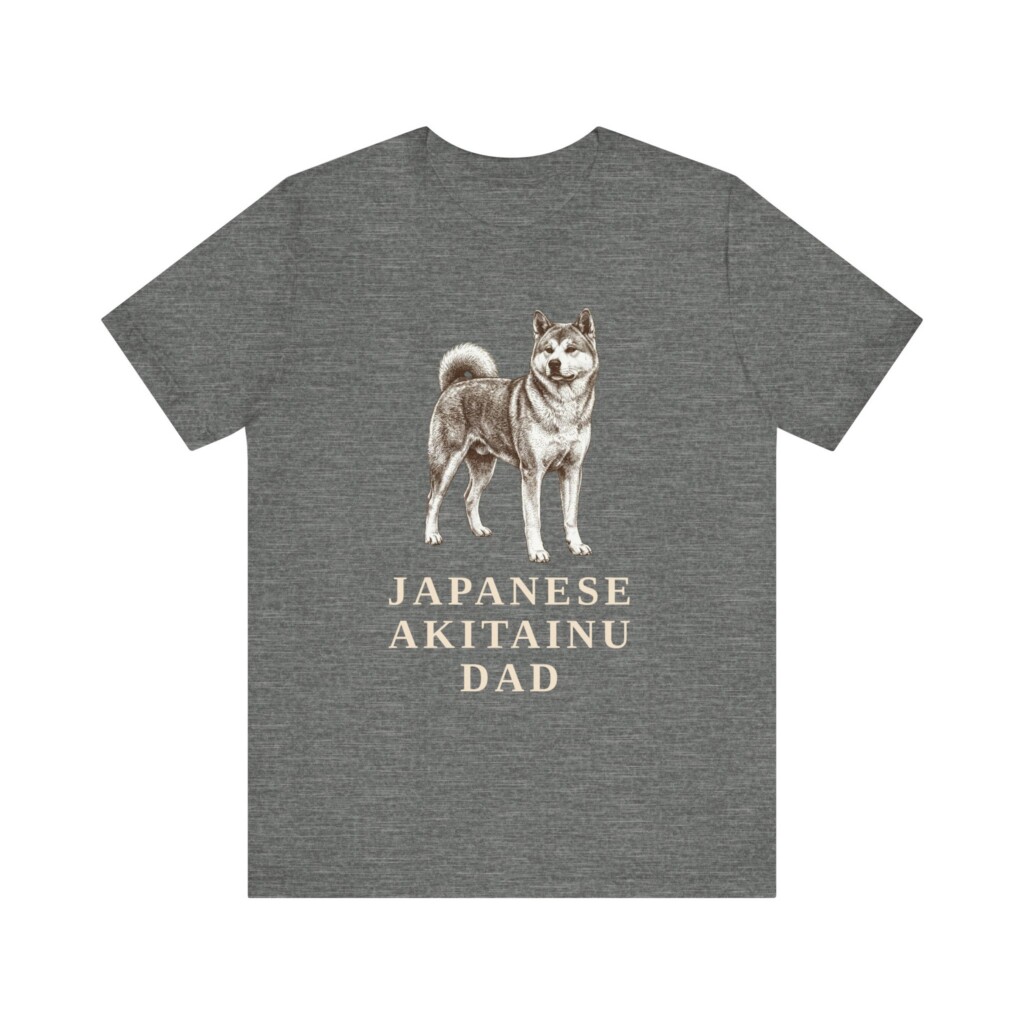 Japanese Akitainu Dad Shirt, Vintage Dog Sketch Tee, Dog Dad Gift Japanese Akitainu Dad Shirt, Vintage Dog Sketch Tee, Dog Dad Gift