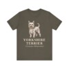Yorkshire Terrier Latin Shirt, Vintage Dog Sketch Tee, Dog Latin Gift
