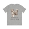 Bearded Collie Dad Shirt, Vintage Dog Sketch Tee, Dog Dad Gift
