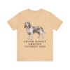 Grand Basset Griffon Vendeen Dad Shirt, Vintage Dog Sketch Tee, Dog Dad Gift