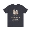 German Spitz Latin Shirt, Vintage Dog Sketch Tee, Dog Latin Gift
