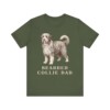 Bearded Collie Dad Shirt, Vintage Dog Sketch Tee, Dog Dad Gift