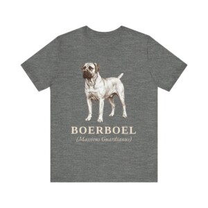 Boerboel Latin Shirt, Vintage Dog Sketch Tee, Dog Latin Gift