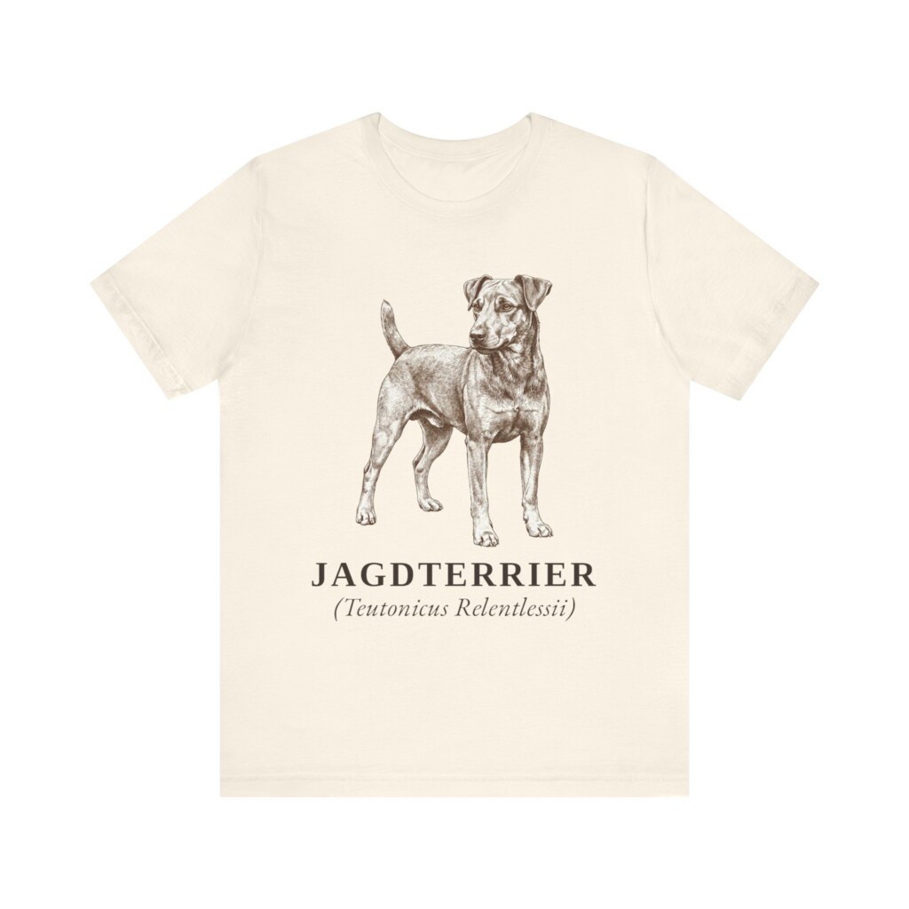 Jagdterrier Latin Shirt, Vintage Dog Sketch Tee, Dog Latin Gift