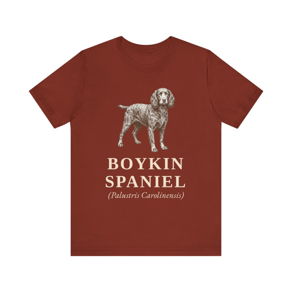 Boykin Spaniel Latin Shirt, Vintage Dog Sketch Tee, Dog Latin Gift