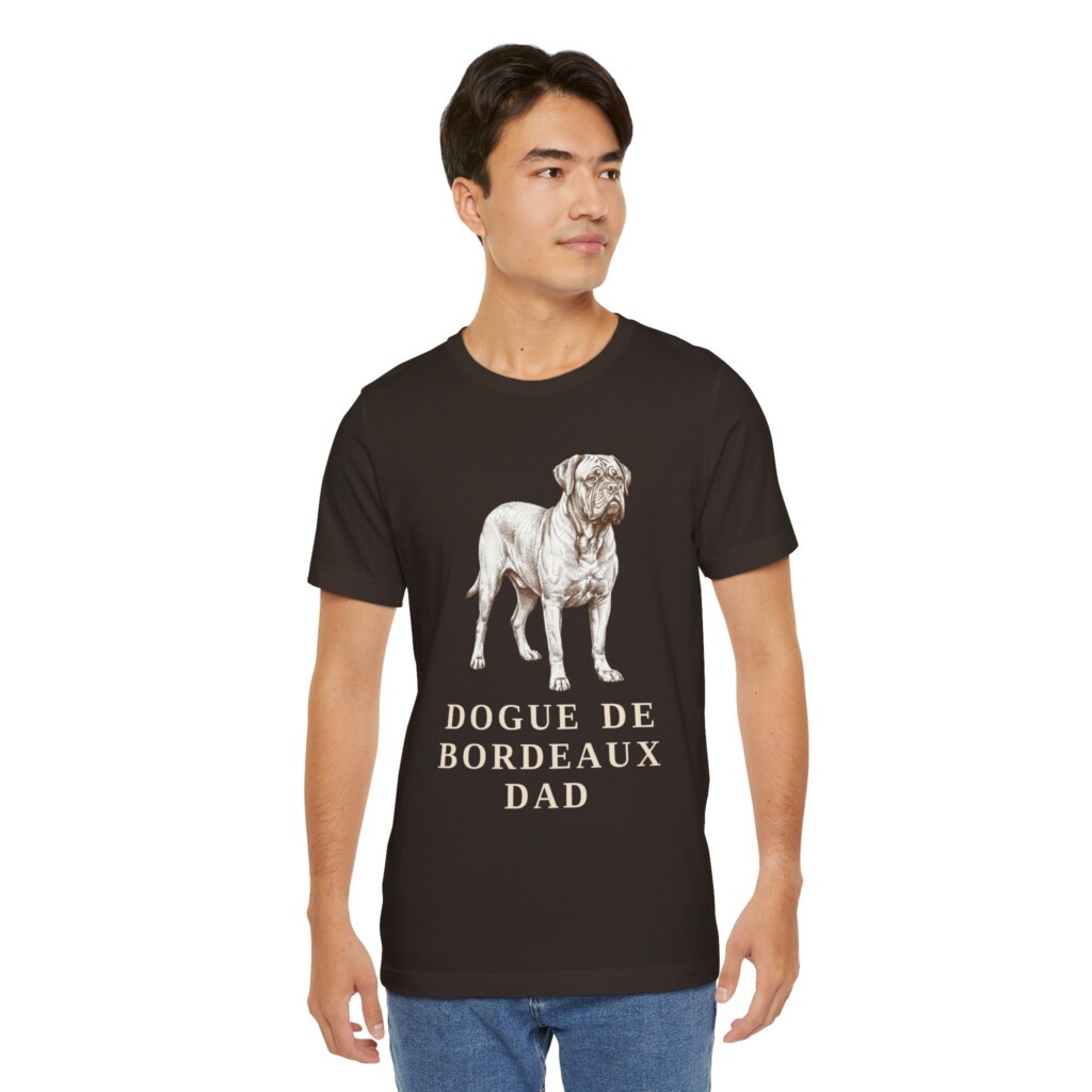 Dogue de Bordeaux Dad Shirt, Vintage Dog Sketch Tee, Dog Dad Gift Dogue de Bordeaux Dad Shirt, Vintage Dog Sketch Tee, Dog Dad Gift