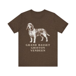 Grand Basset Griffon Vendeen Shirt, Vintage Dog Sketch Tee, Dog Lover Gift