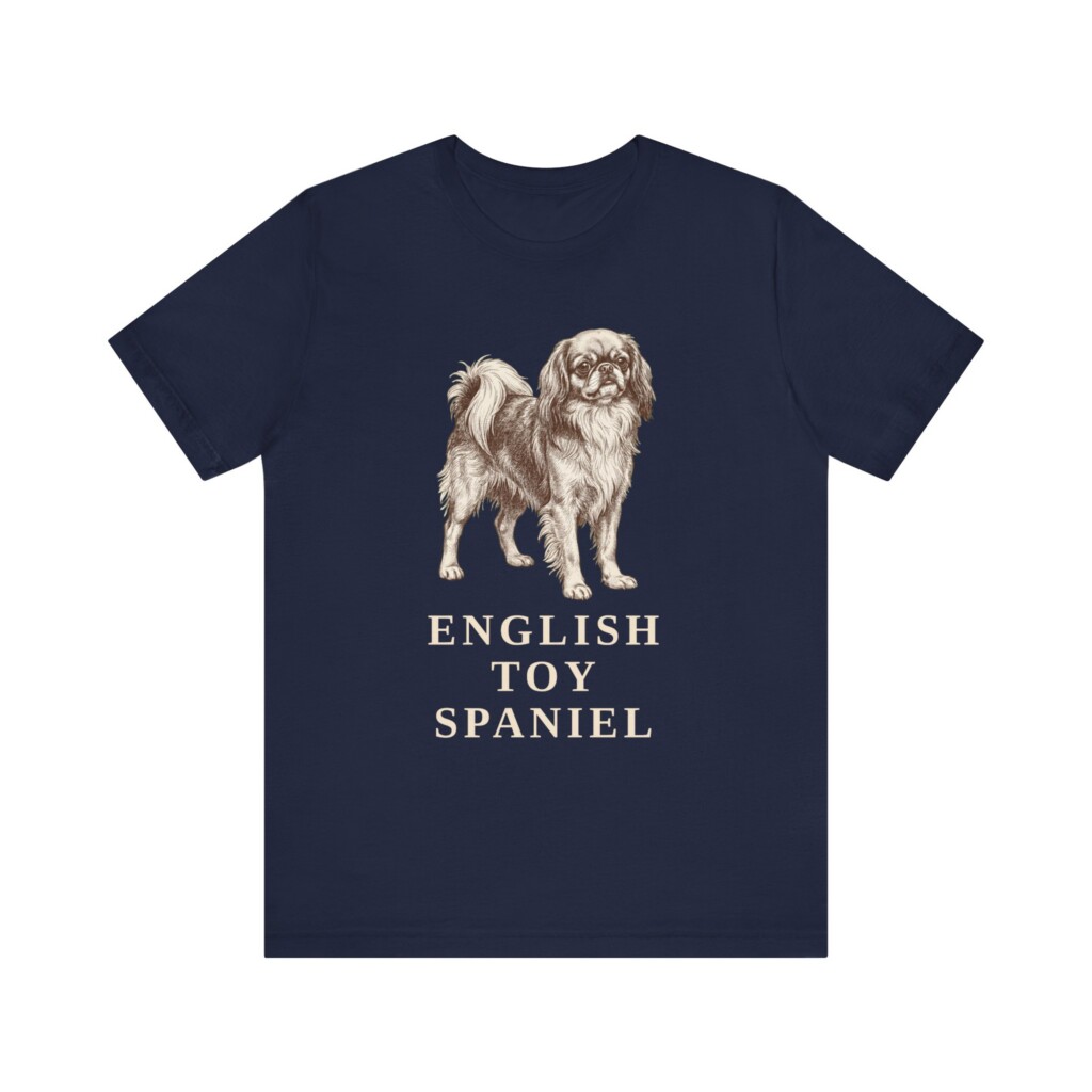 English Toy Spaniel Shirt, Vintage Dog Sketch Tee, Dog Lover Gift English Toy Spaniel Shirt, Vintage Dog Sketch Tee, Dog Lover Gift