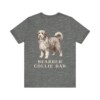 Bearded Collie Dad Shirt, Vintage Dog Sketch Tee, Dog Dad Gift