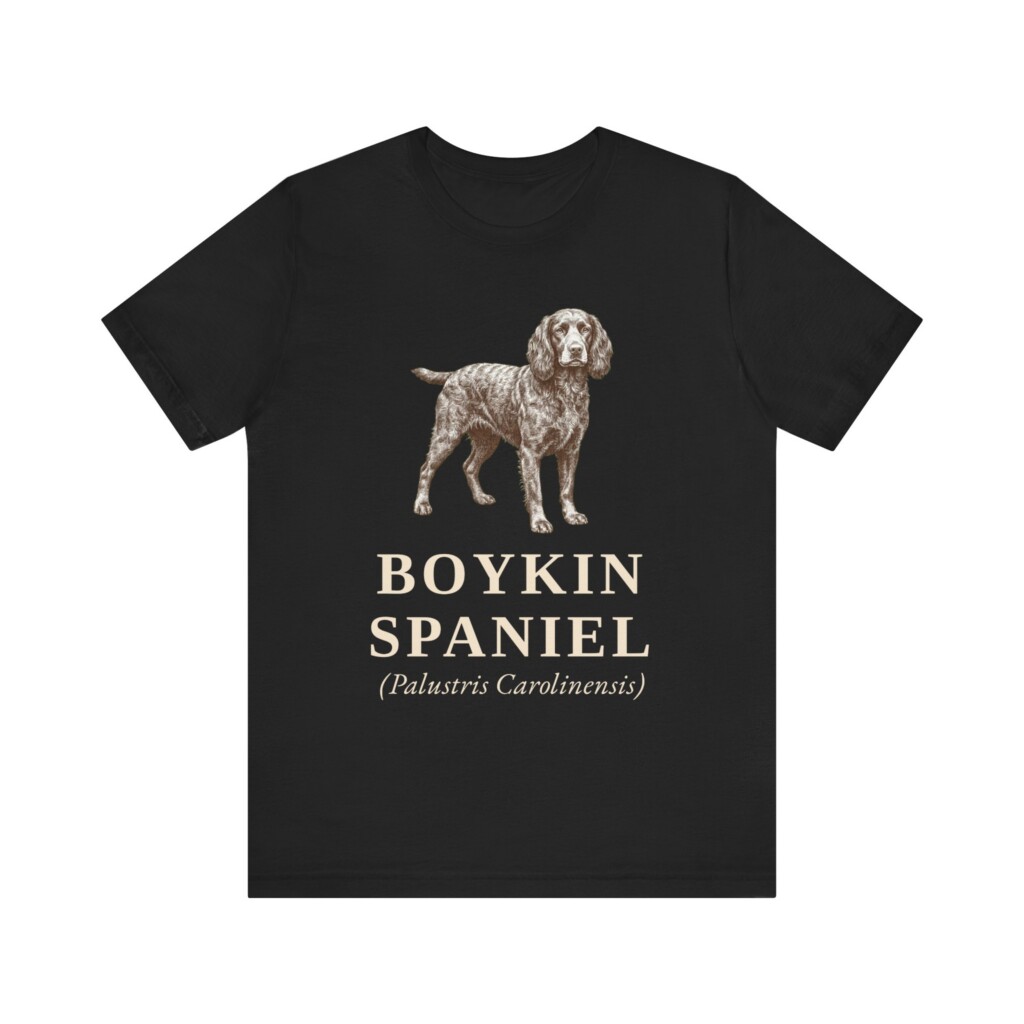 Boykin Spaniel Latin Shirt, Vintage Dog Sketch Tee, Dog Latin Gift