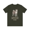 Japanese Akitainu Dad Shirt, Vintage Dog Sketch Tee, Dog Dad Gift Japanese Akitainu Dad Shirt, Vintage Dog Sketch Tee, Dog Dad Gift
