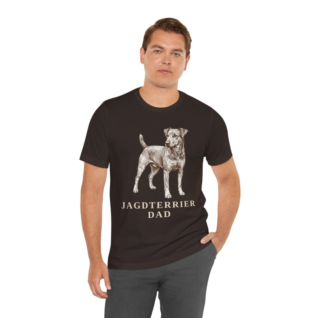Jagdterrier Dad Shirt, Vintage Dog Sketch Tee, Dog Dad Gift Jagdterrier Dad Shirt, Vintage Dog Sketch Tee, Dog Dad Gift