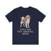 English Toy Spaniel Mom Shirt, Vintage Dog Sketch Tee, Dog Mom Gift