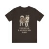 Finnish Lapphund Dad Shirt, Vintage Dog Sketch Tee, Dog Dad Gift Finnish Lapphund Dad Shirt, Vintage Dog Sketch Tee, Dog Dad Gift